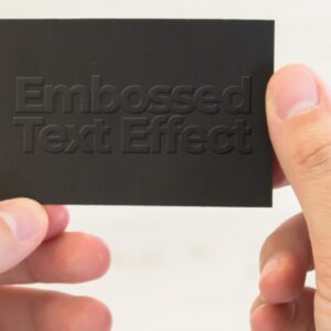 Embossed Business cards