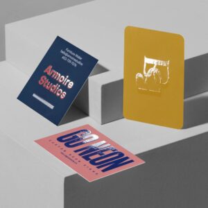 Spot UV Business cards